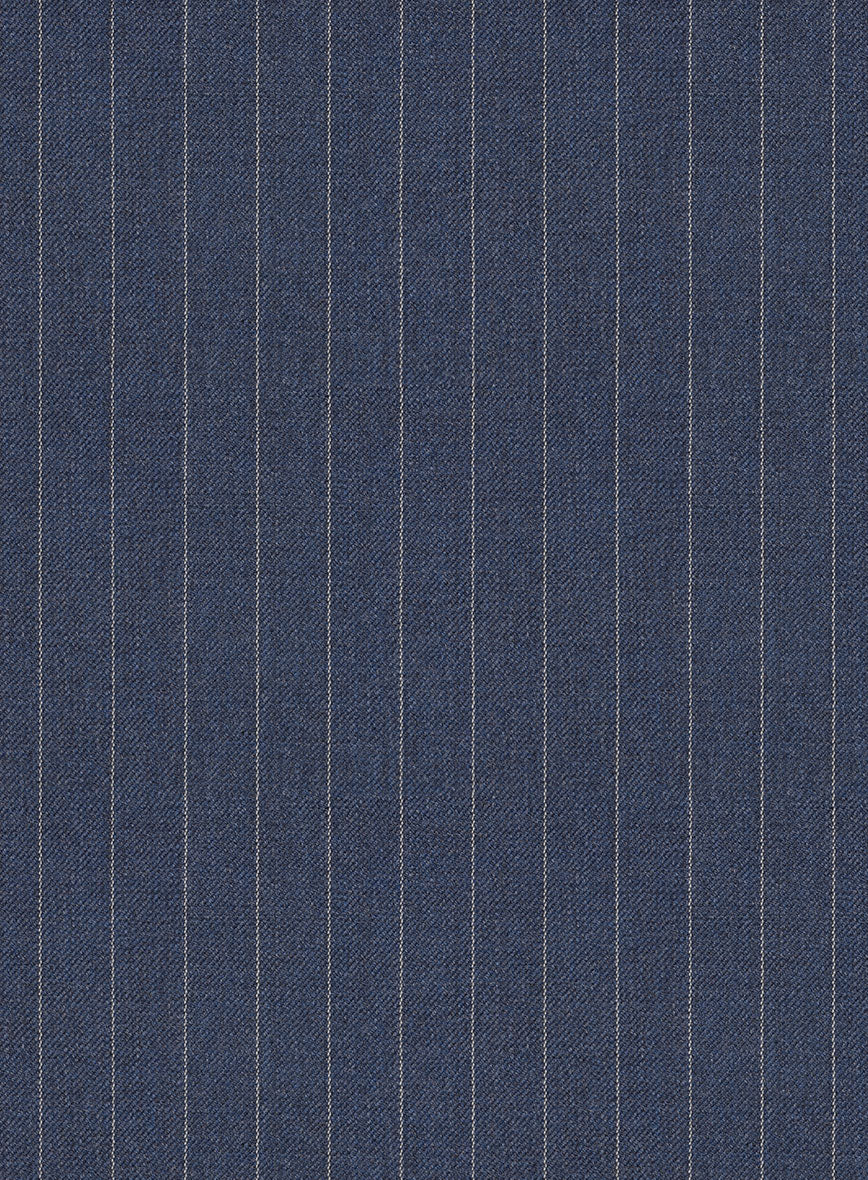 Ink Blue Pinstripe Pants - Image 3