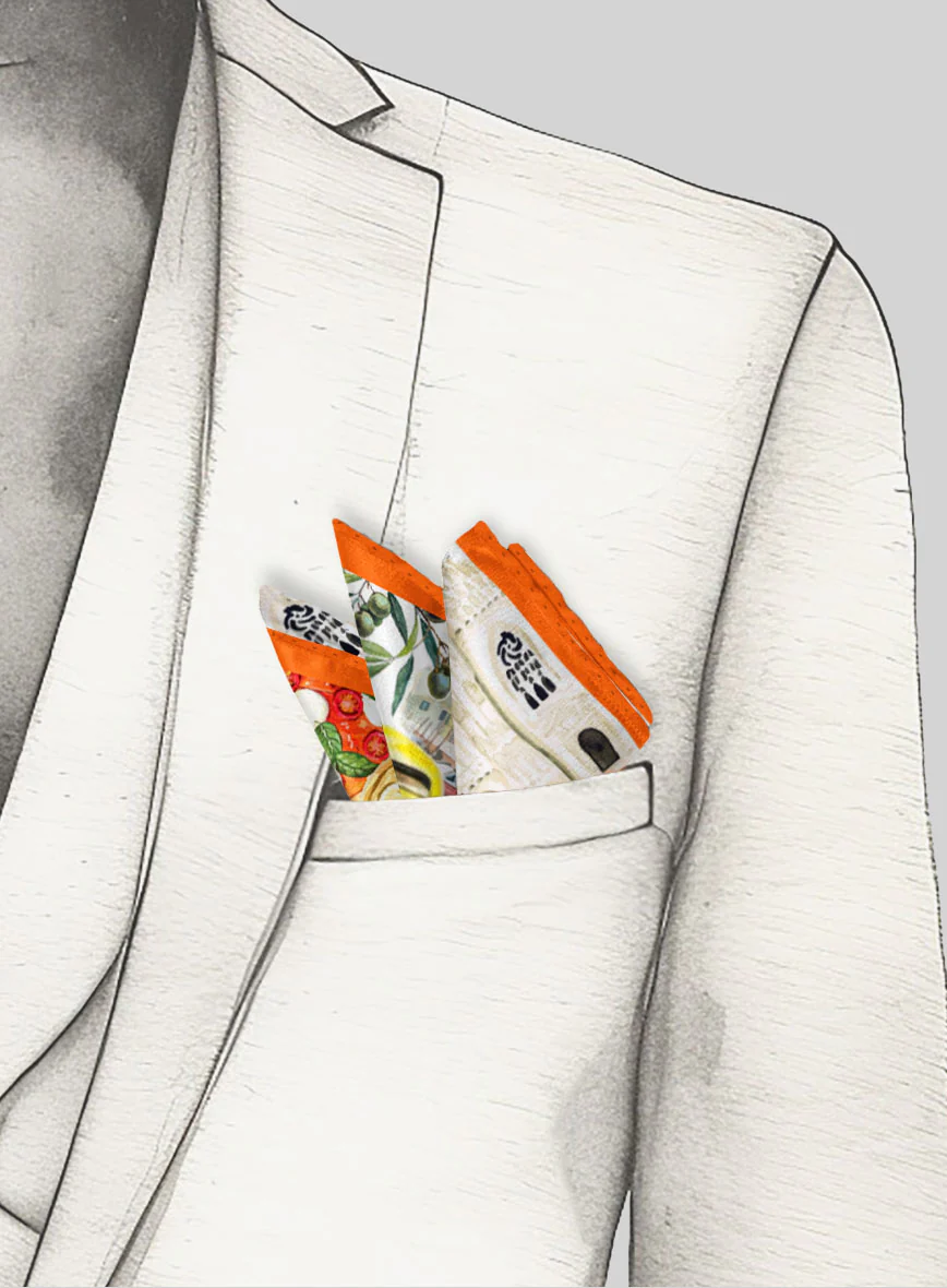 Italia Medley Silk Pocket Square - Image 4