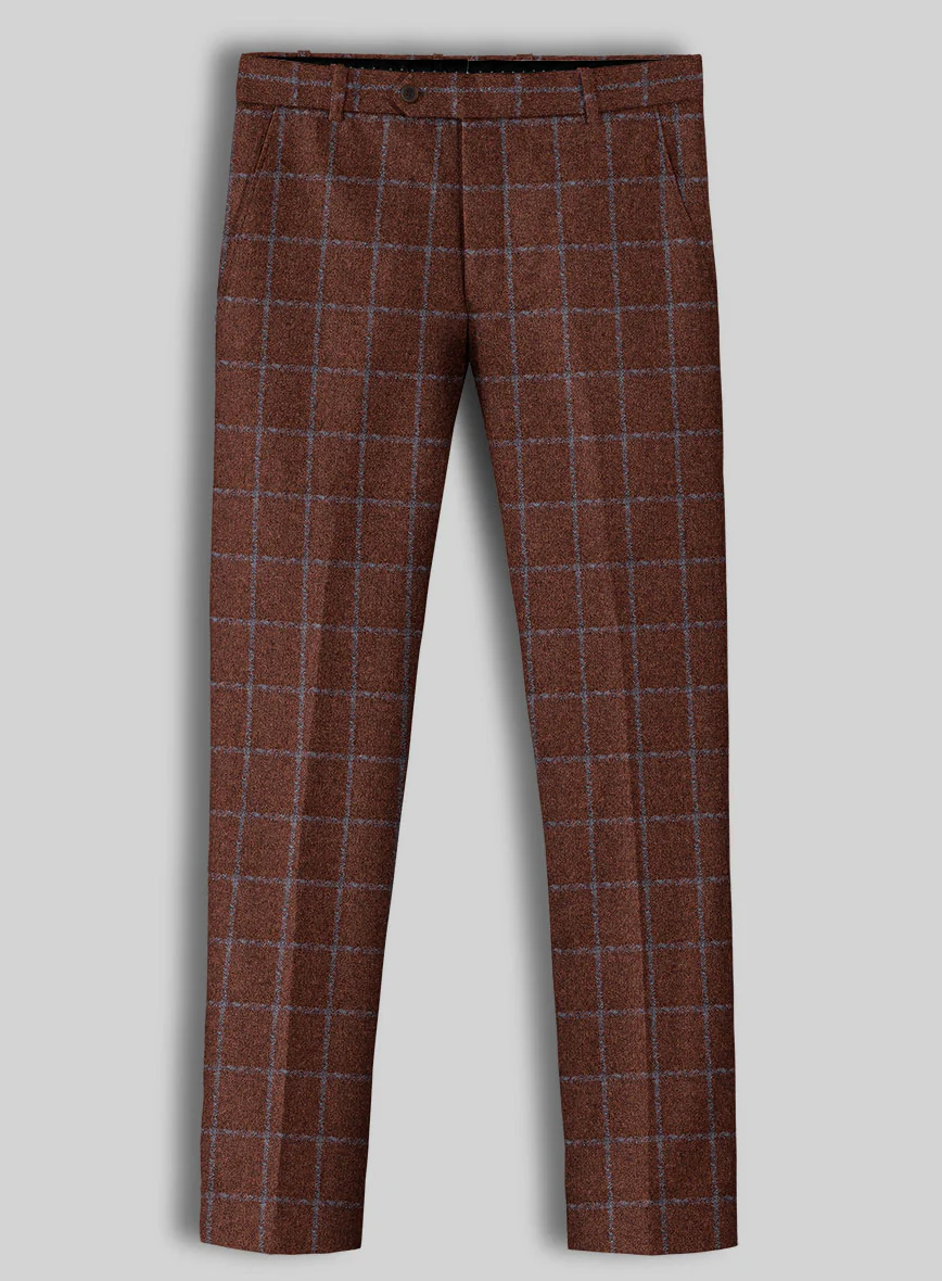 Italian Alonxi Checks Tweed Pants - Image 2