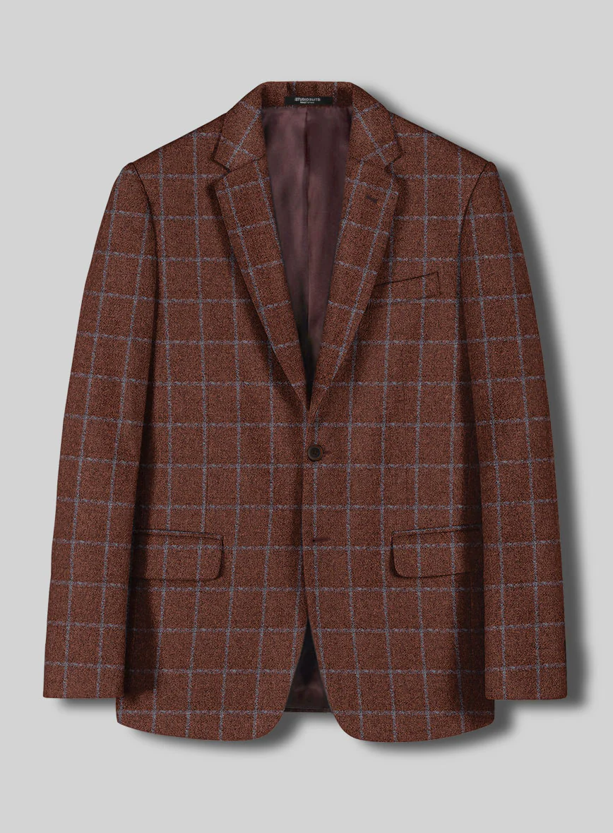 Italian Alonxi Checks Tweed Suit - Image 3