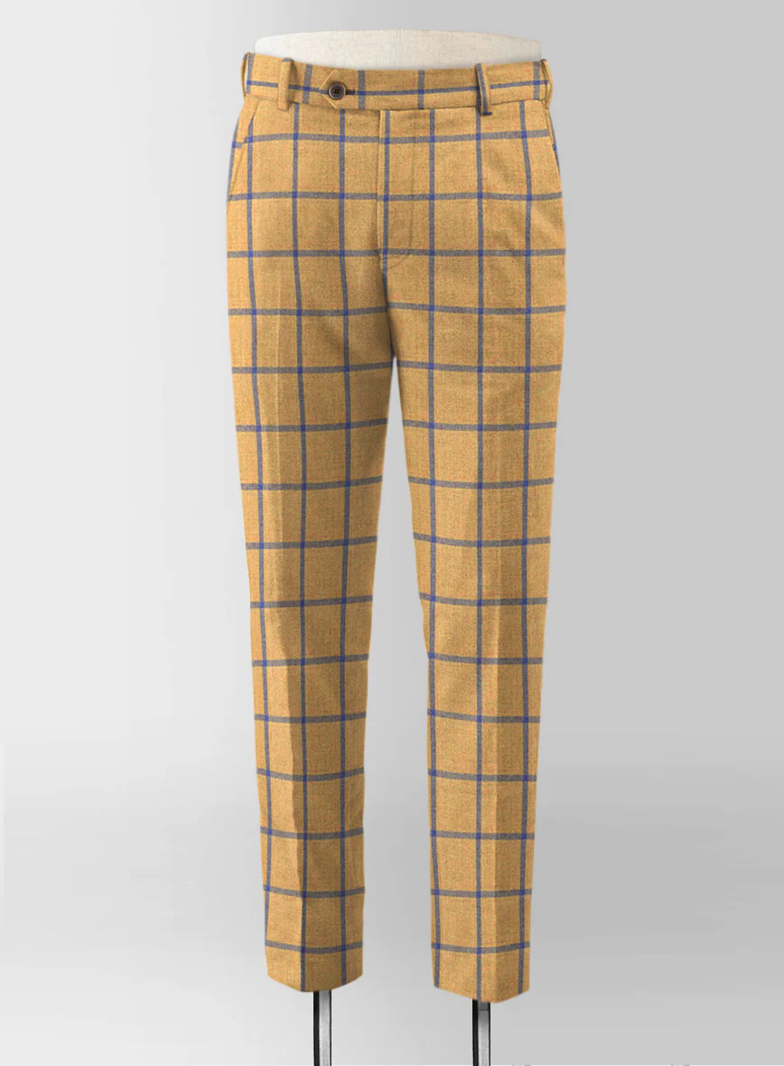 Italian Alter Checks Tweed Pants - Image 2
