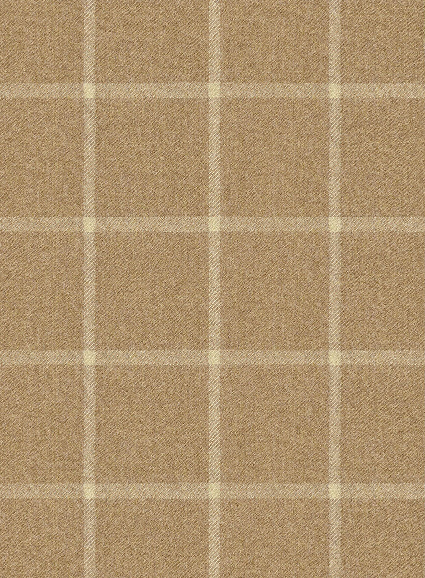 Italian Anbino Camel Brown Wool Pants - Image 2
