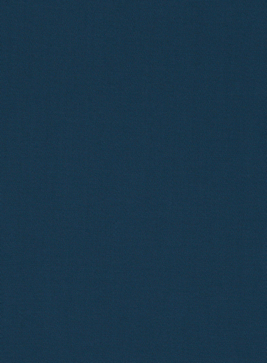 Italian Astronaut Blue Cotton Stretch Pants - Image 3