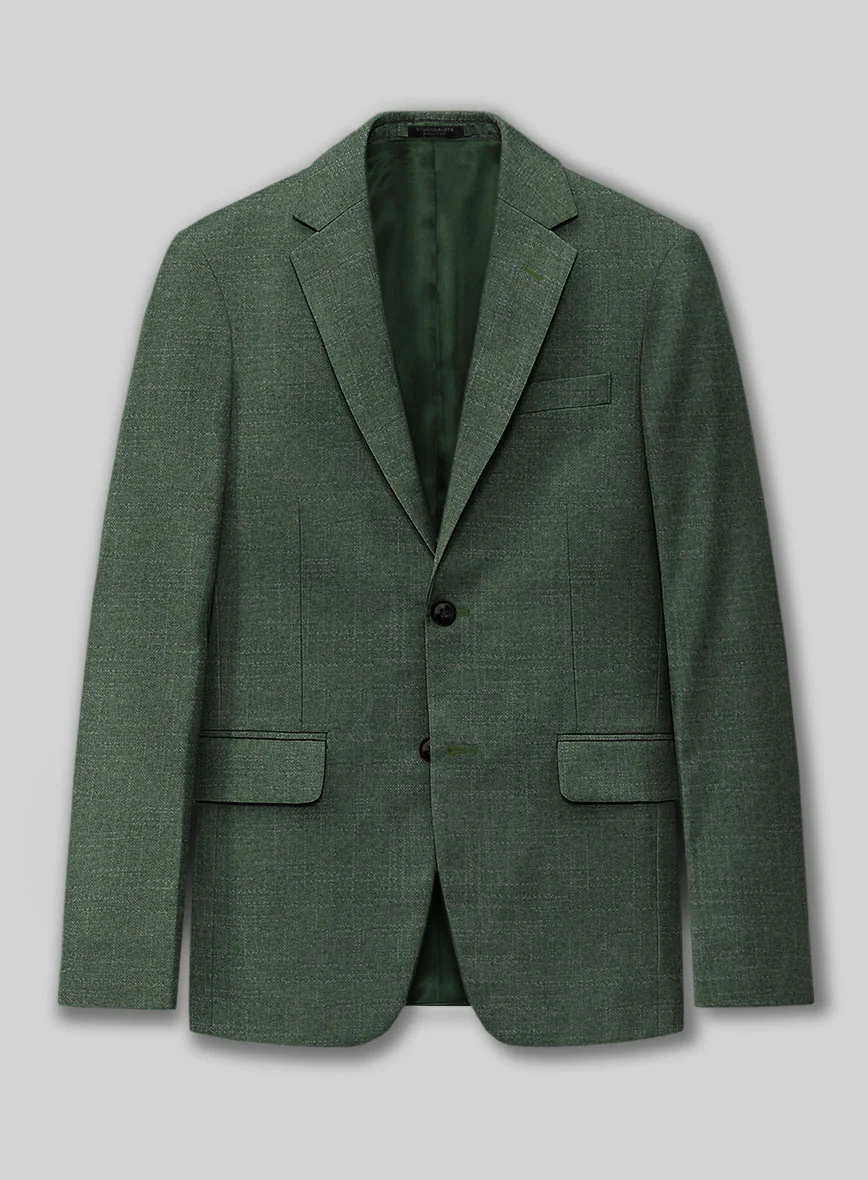 Italian Bamboo Green Jacket - Image 2