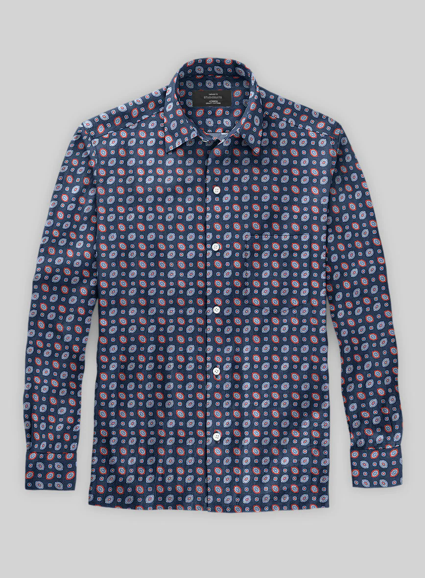 Italian Benita Summer Linen Shirt - Image 2