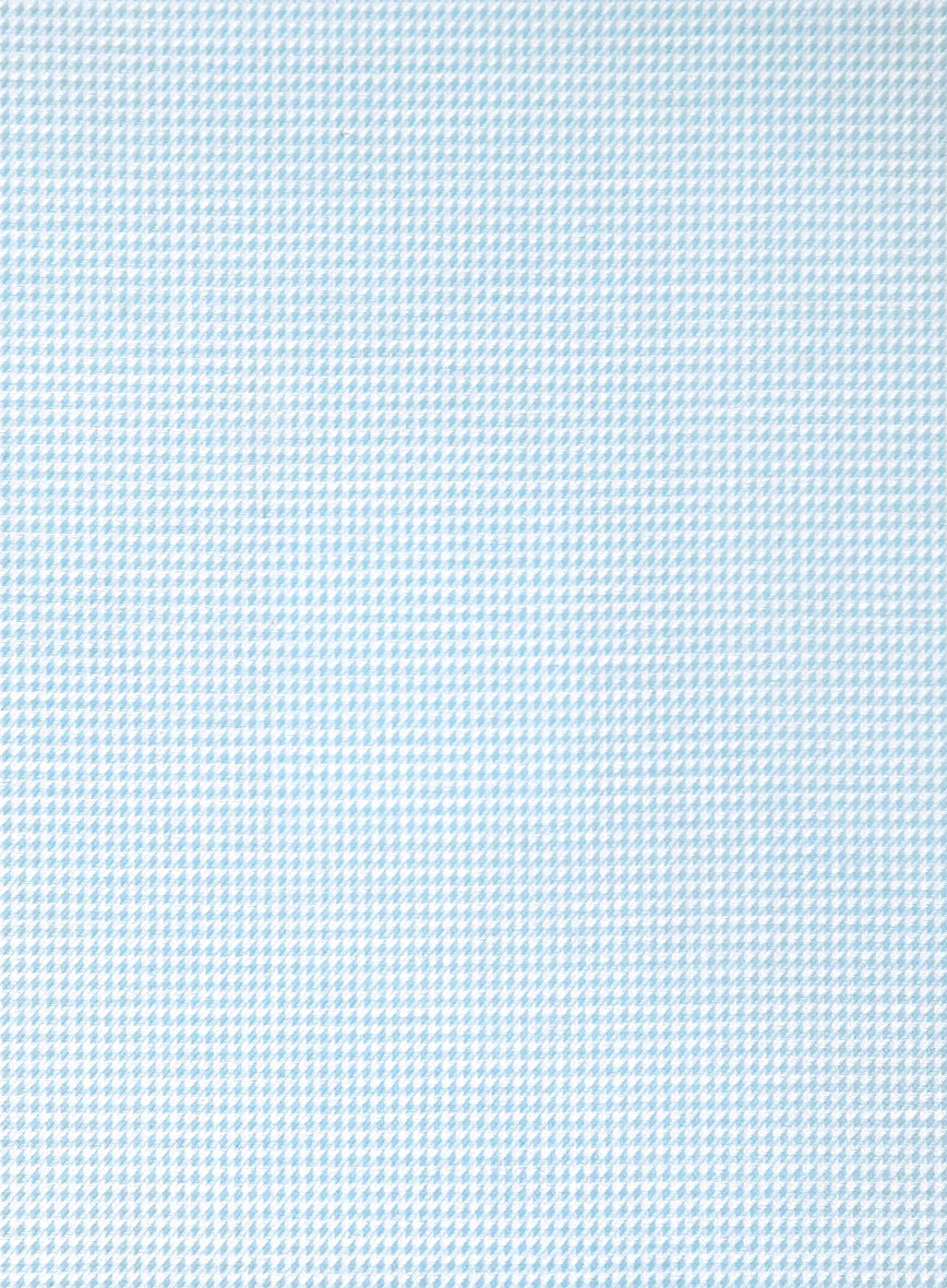 Italian Blue Nailhead Shirt - Image 3