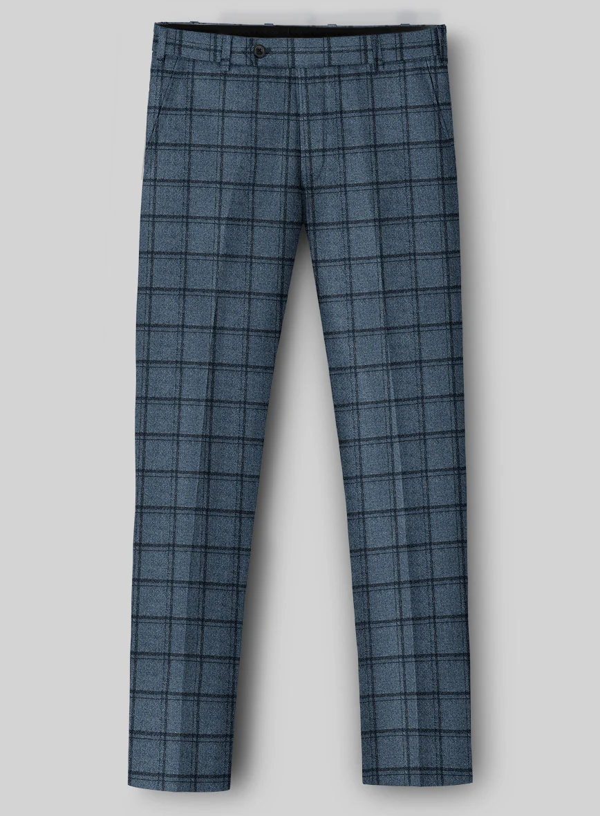 Italian Bluebourne Check Tweed Suit - Image 4