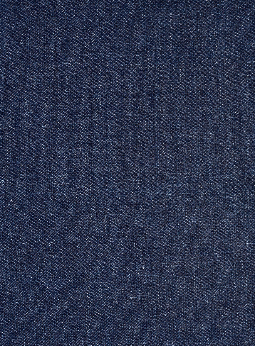 Italian Brandy Blue Linen Pants - Image 3