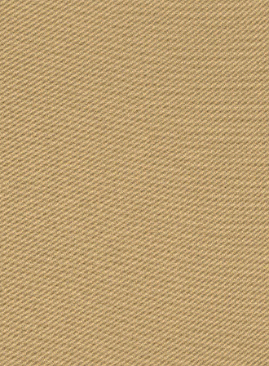 Italian Cider Brown Cotton Stretch Pants - Image 3