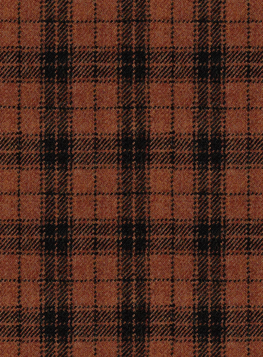 Italian Claretburn Check Tweed Pants - Image 3