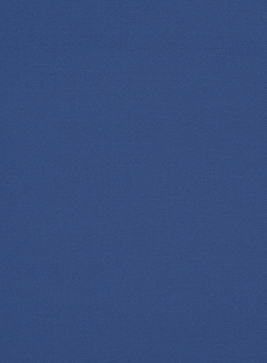 Italian Cobalt Blue Cotton Jacket - Image 2