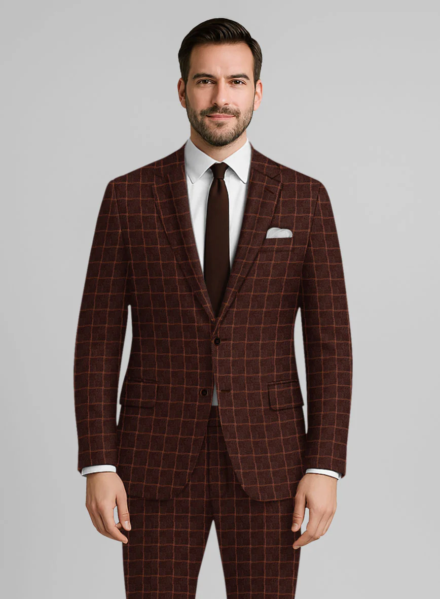 Italian Copperfield Check Tweed Jacket - Image 2