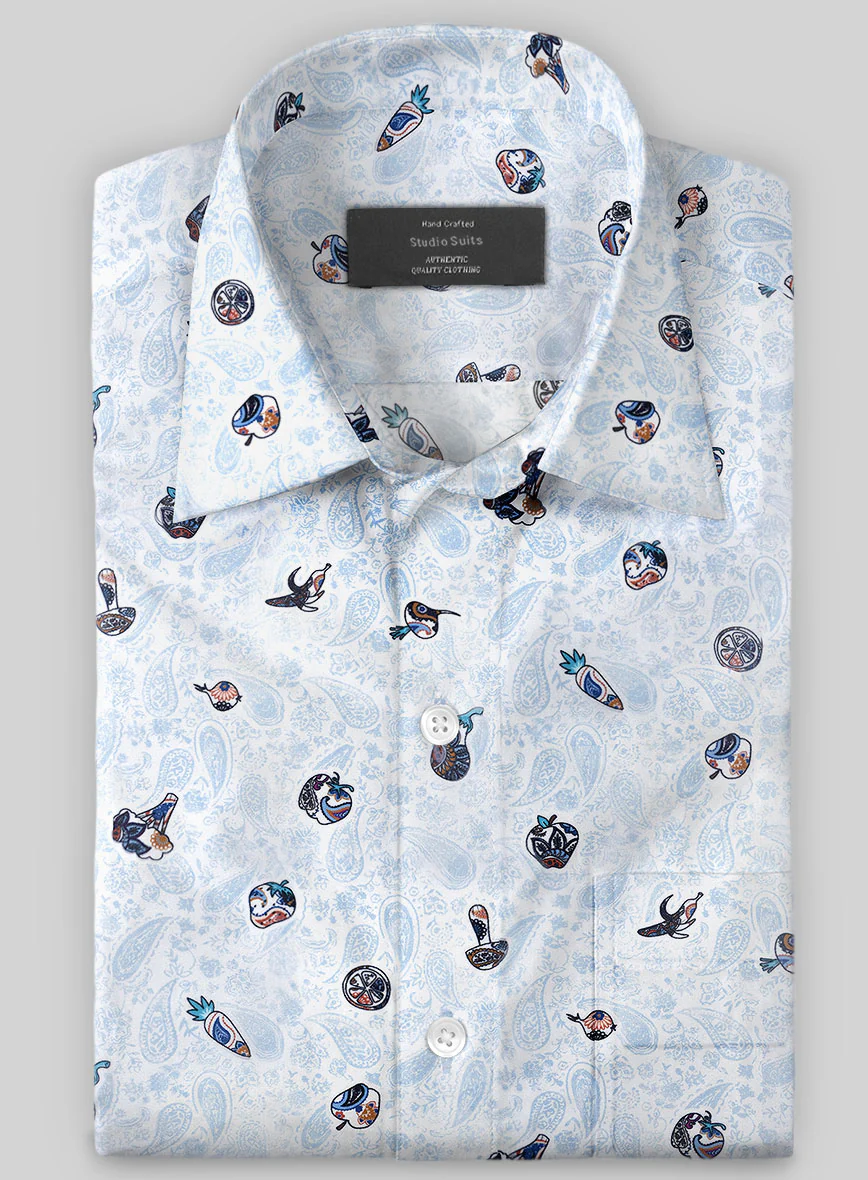 Italian Cotton Artivine Shirt - Image 2