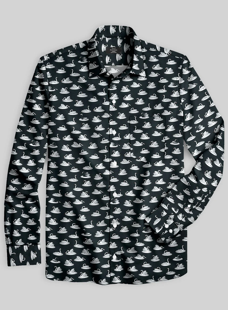 Italian Cotton Cygnus Shirt - Image 2