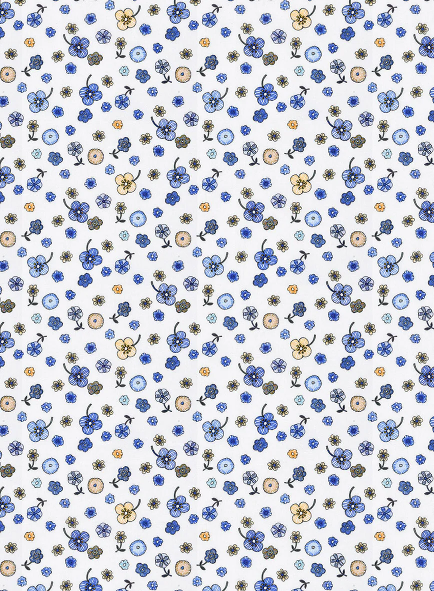 Italian Cotton Ditsy Shirt - Image 4