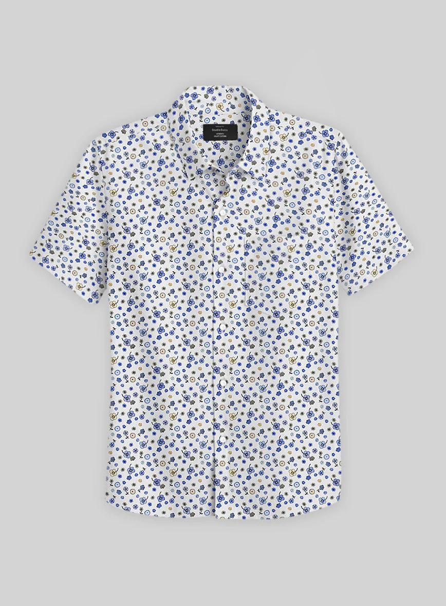 Italian Cotton Ditsy Shirt