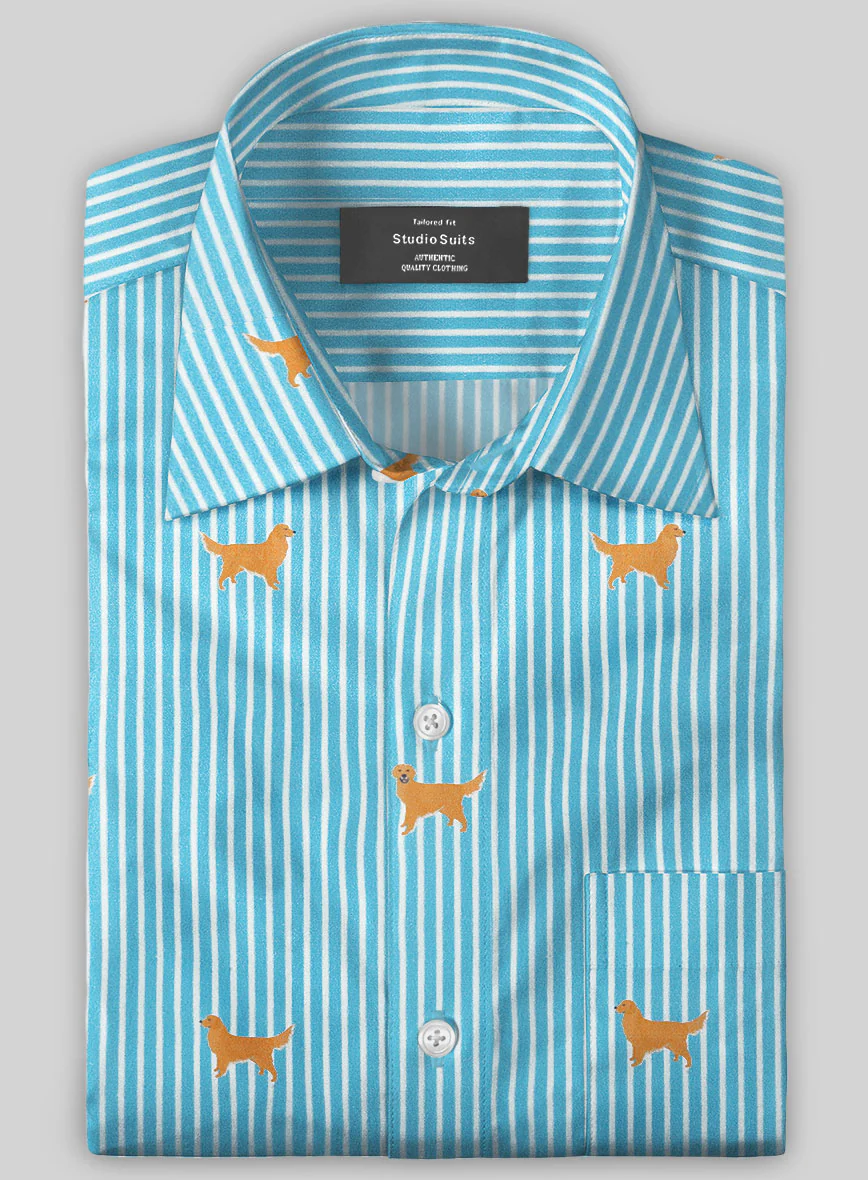 Italian Cotton Golden Retriever Shirt