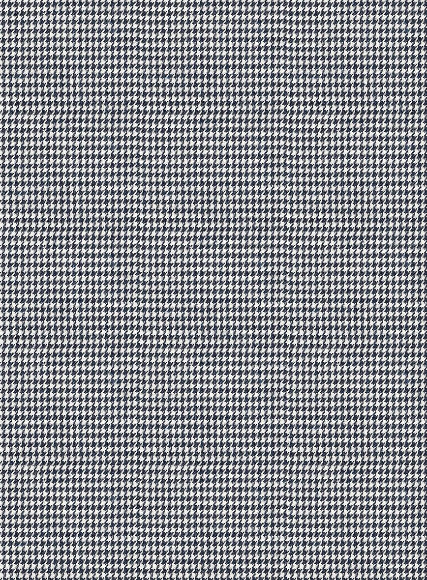 Italian Cotton Houndstooth Isla Pants - Image 3