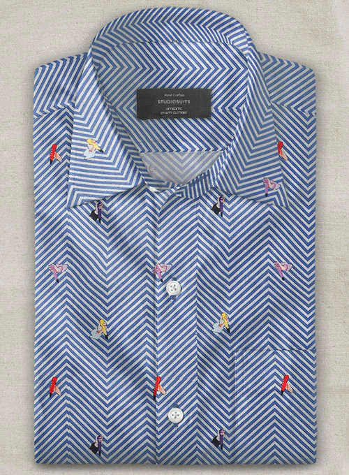 Italian Cotton Karaoke Shirt - Image 2