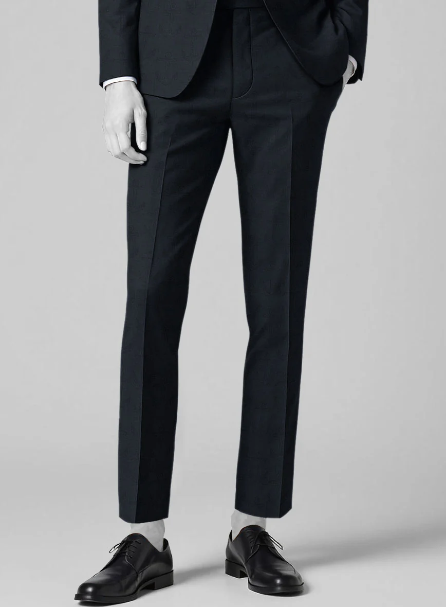 Italian Cotton Linen Anchor Pants - Image 2