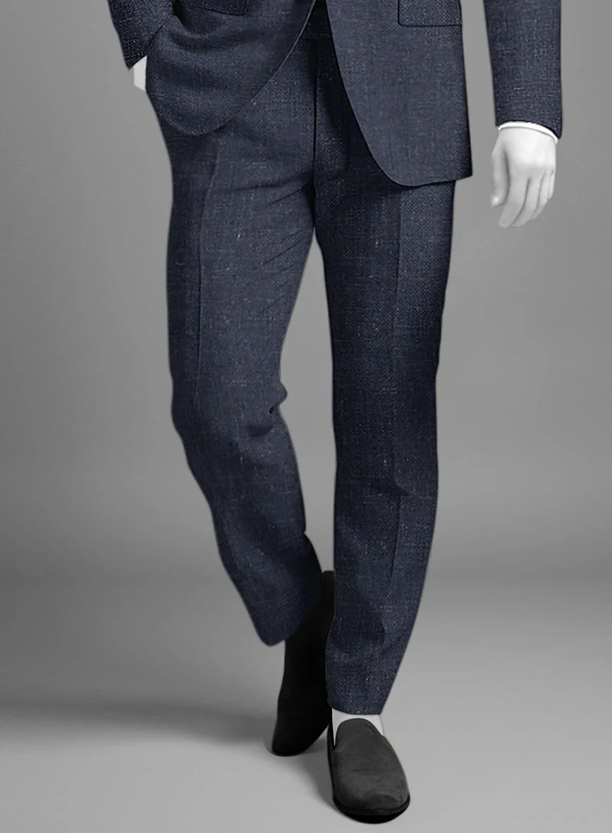 Italian Cotton Linen Hopsack Anibal Pants - Image 2