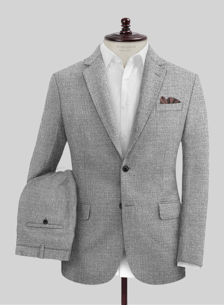 Italian Cotton Linen Hopsack Bartolo Suit - Image 2