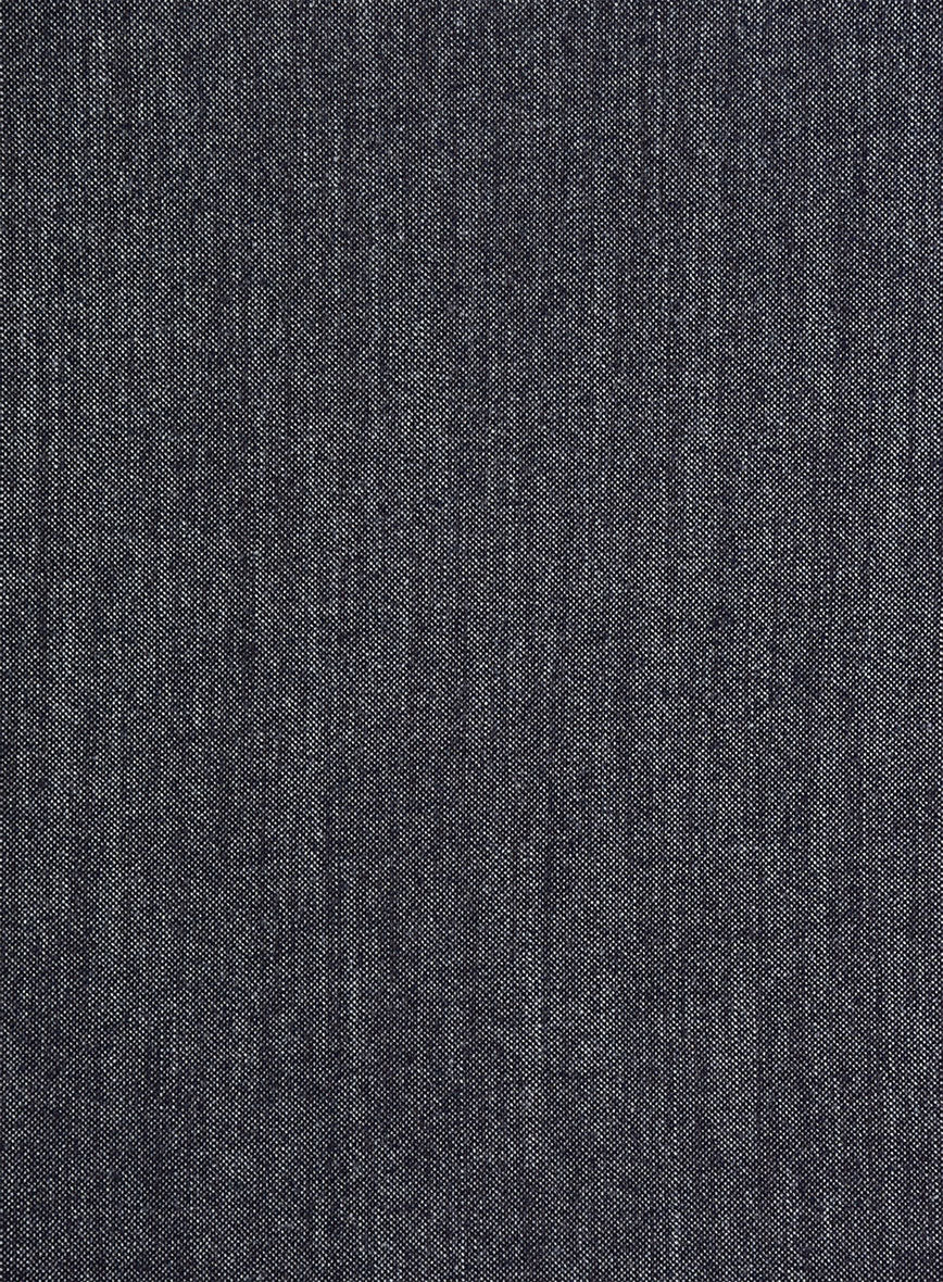Italian Cotton Lycra Denim Blue Suit - Image 5