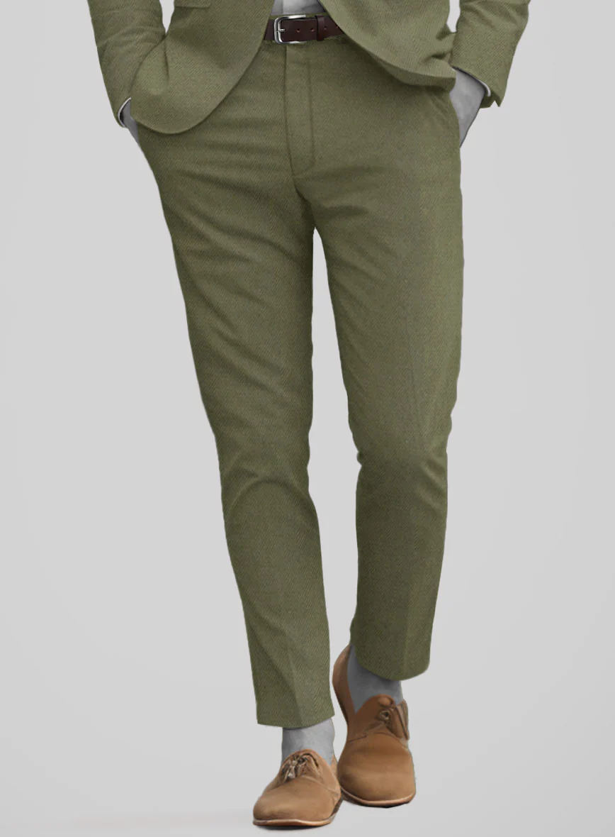 Italian Cotton Lycra Texura Pants - Image 2
