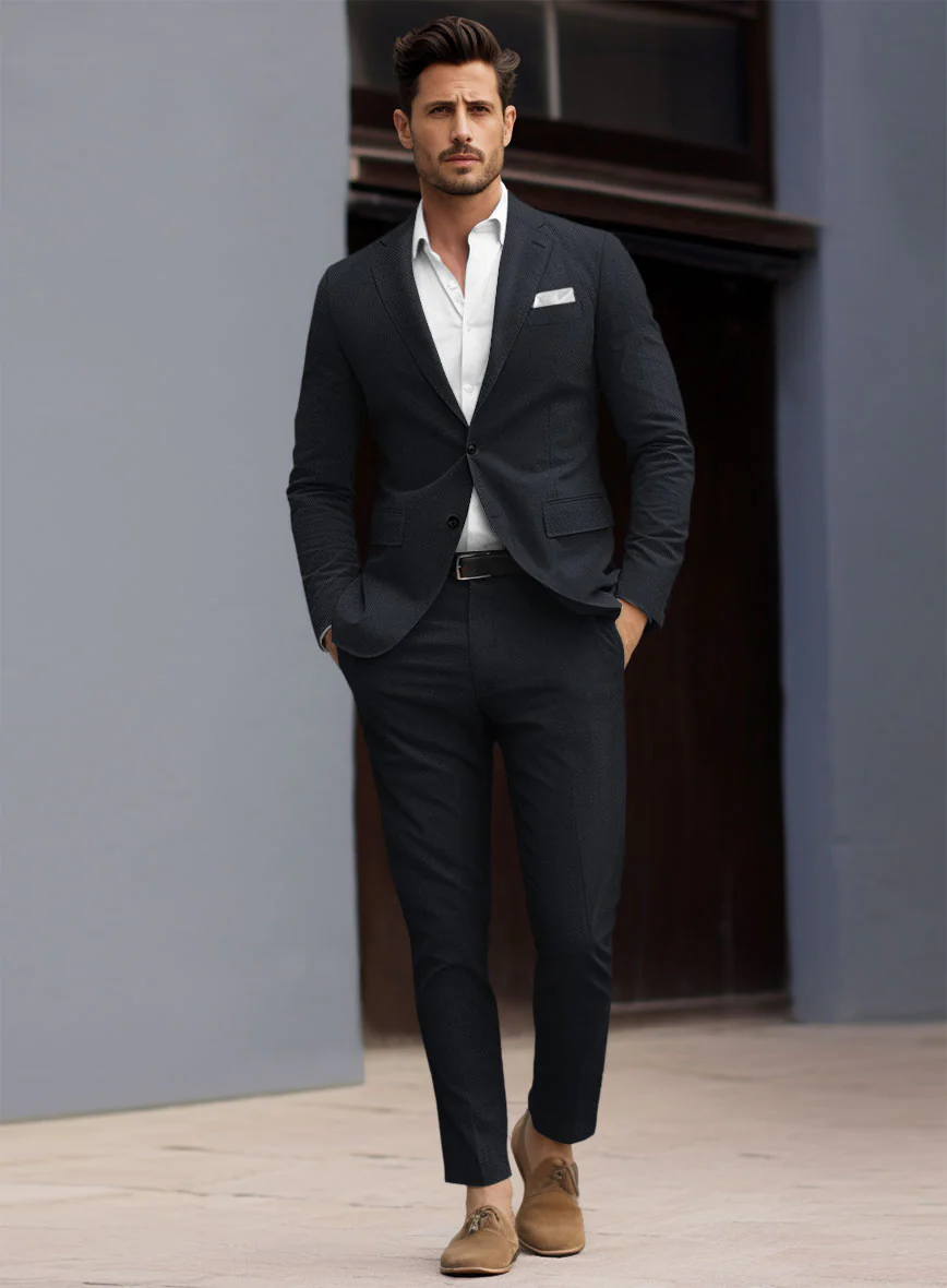 Italian Cotton Lycra Ulisse Suit - Image 2