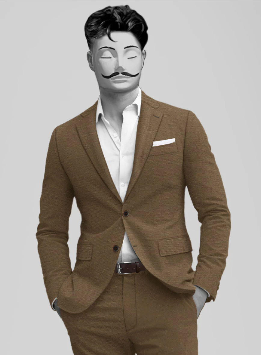 Italian Cotton Lycra Veris Suit - Image 5