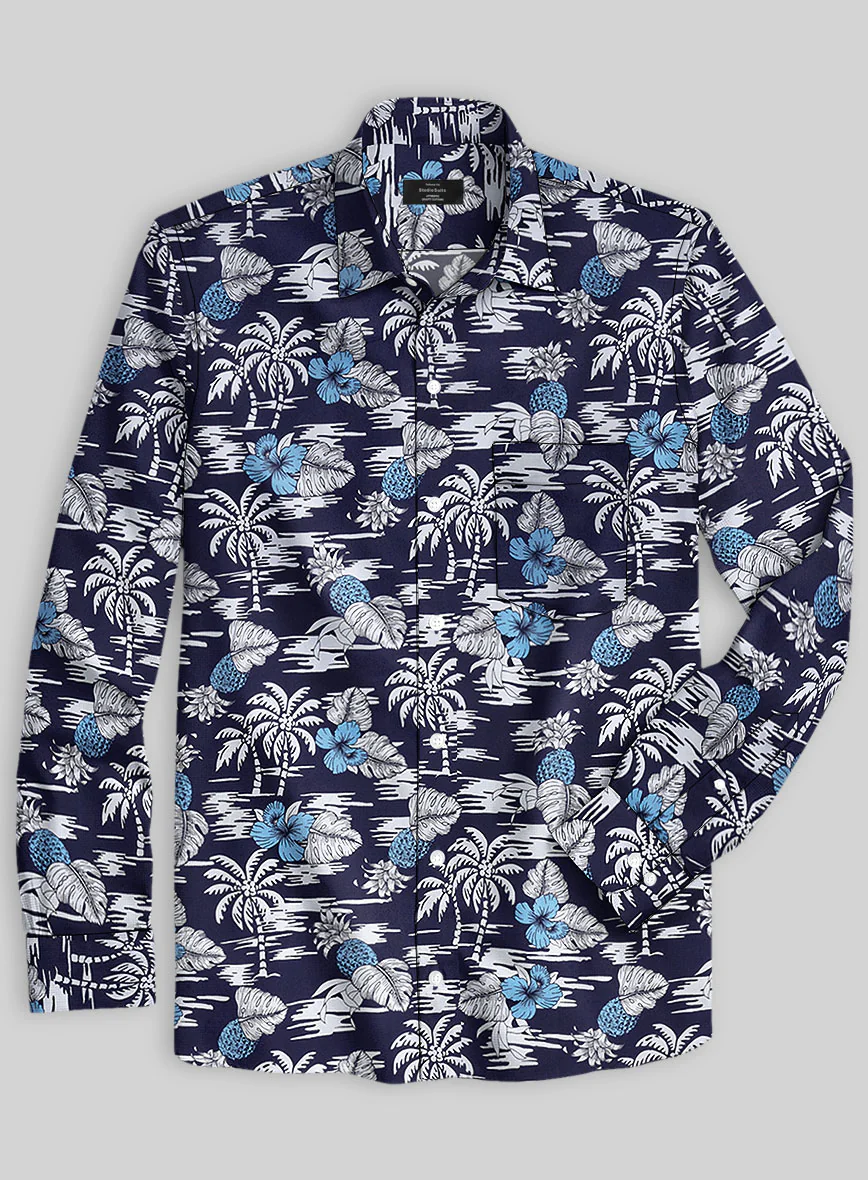 Italian Cotton Mahoe Shirt - Image 2