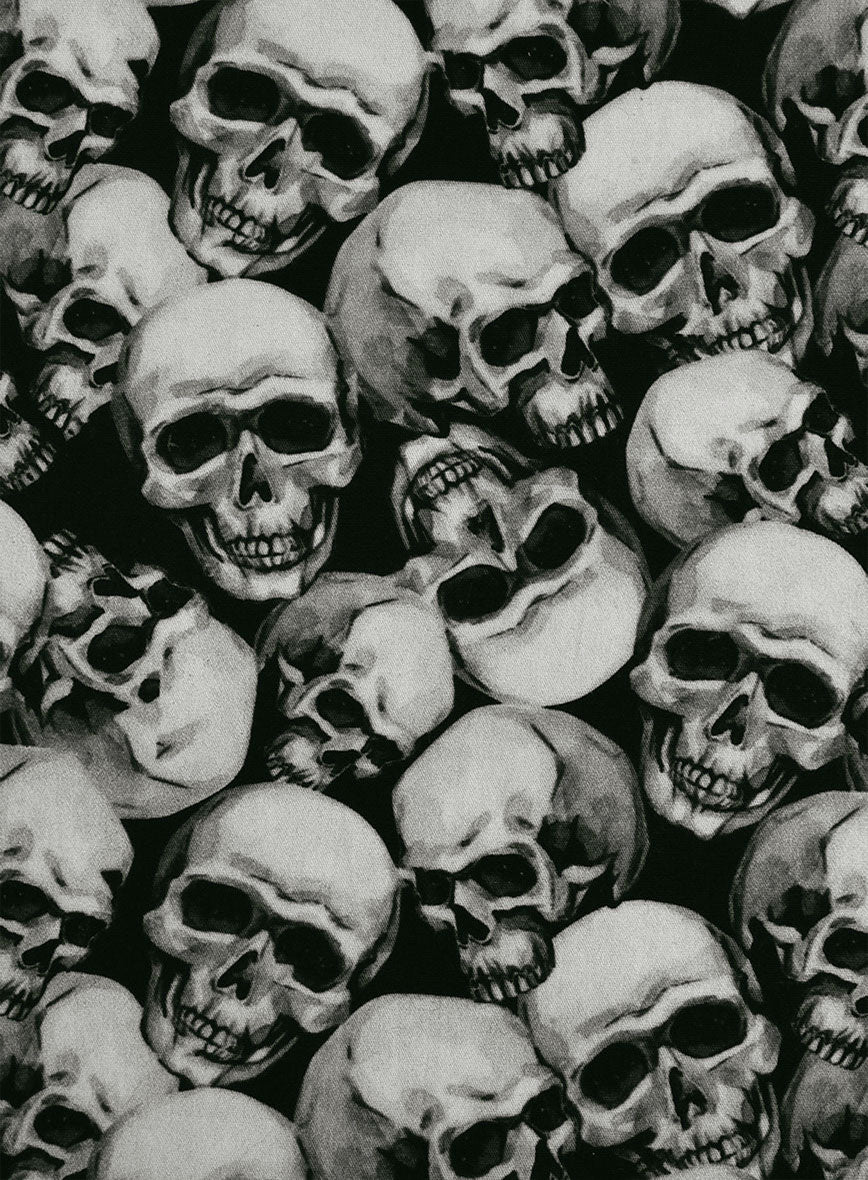 Italian Cotton Rebel Skull Shirt - Image 4