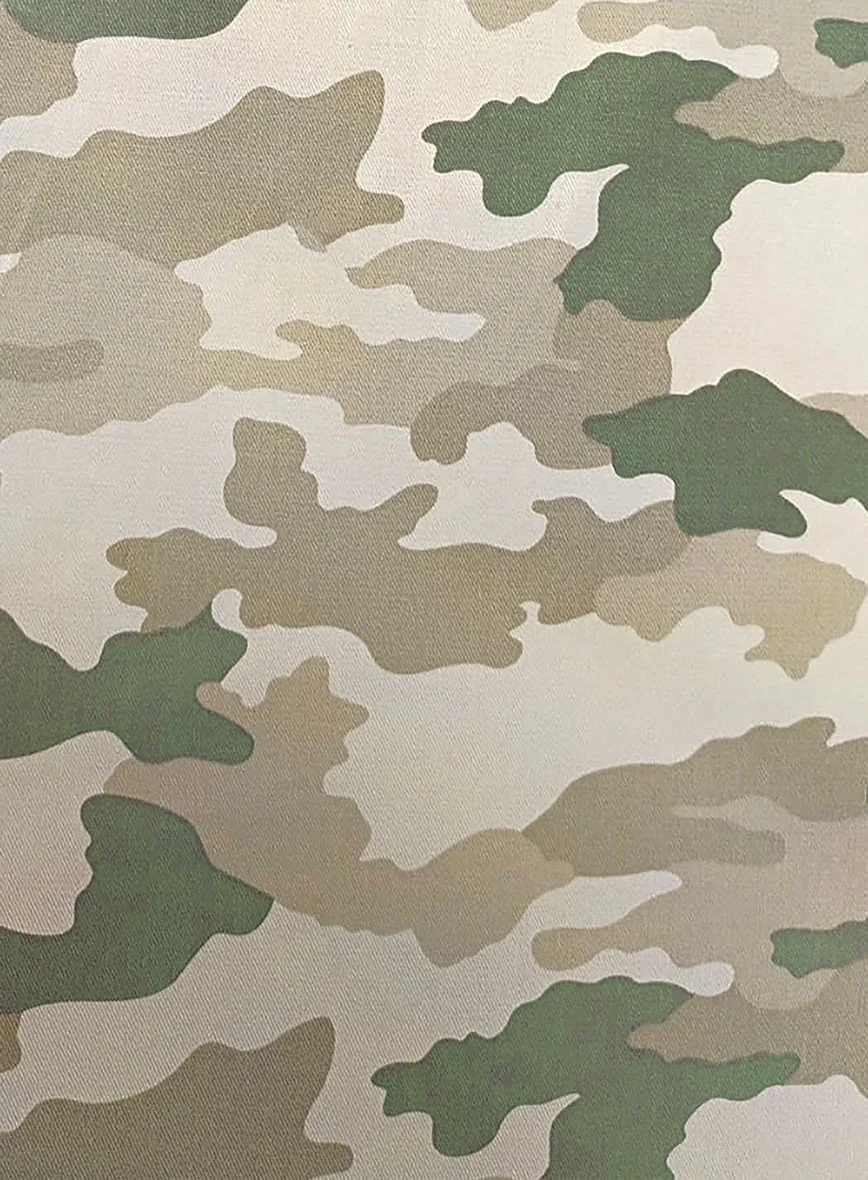 Italian Cotton Santoro Camo Jacket - Image 3