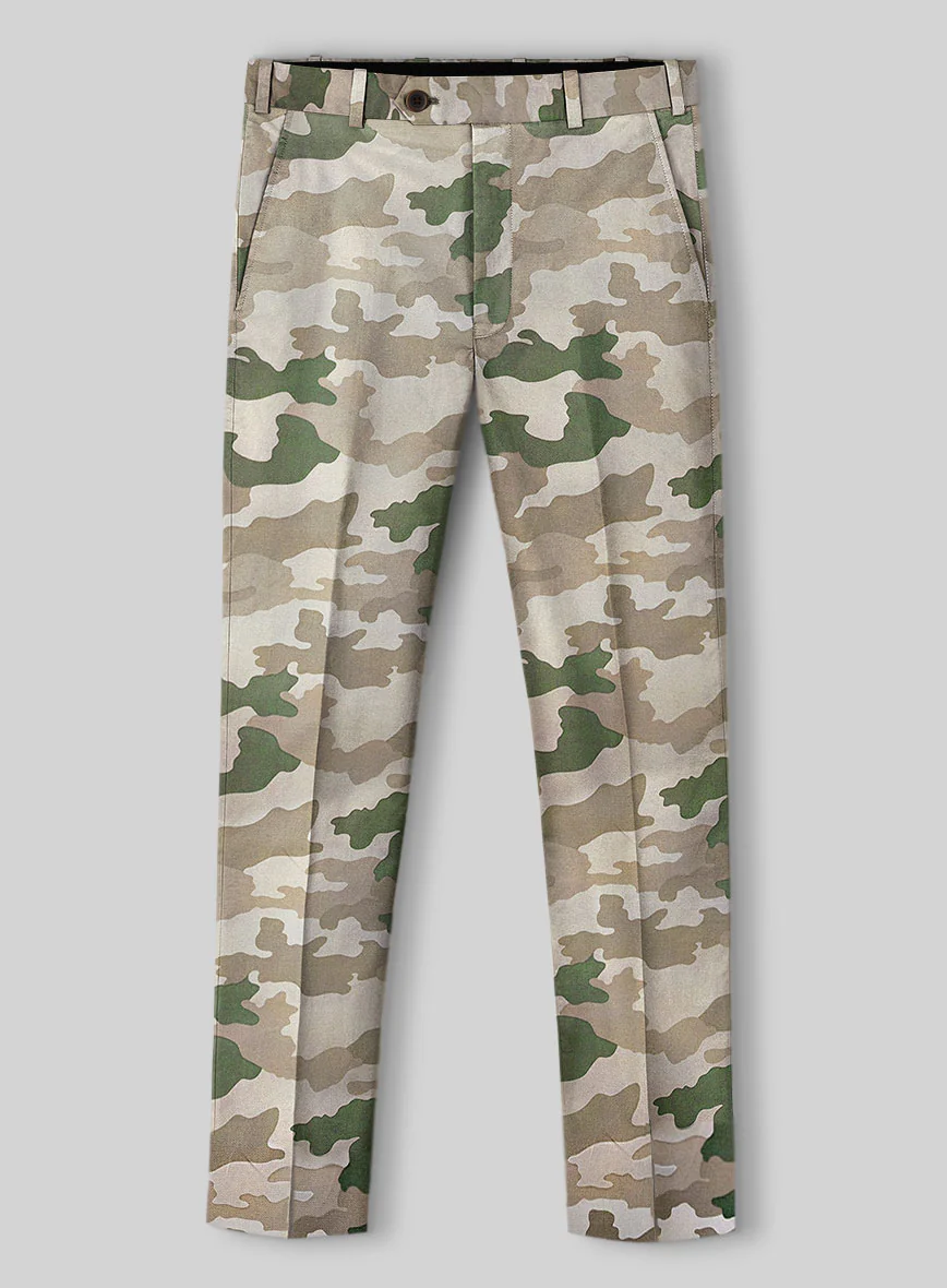 Italian Cotton Santoro Camo Suit - Image 5