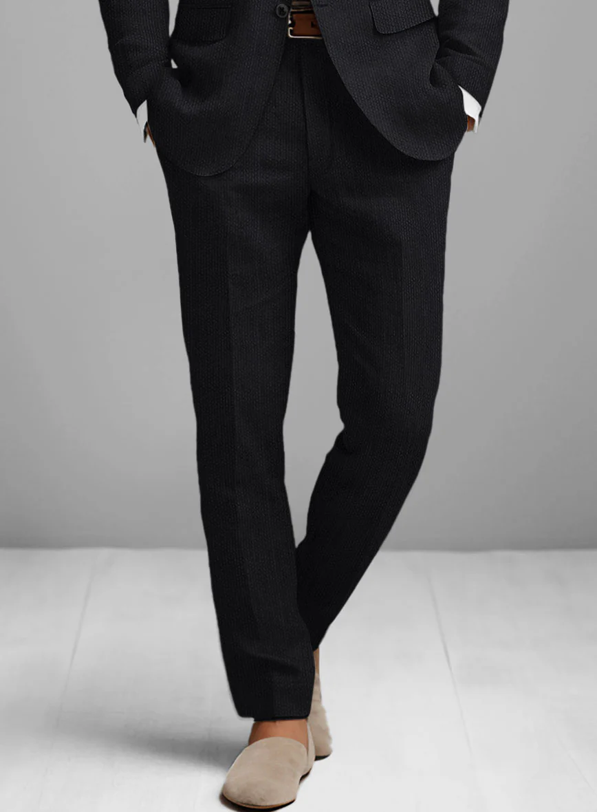 Italian Cotton Seersucker Helena Pants - Image 2
