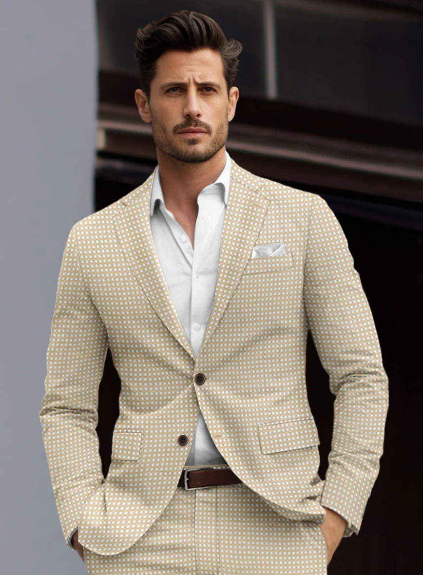 Italian Cotton Silk Reyes Suit - Image 3
