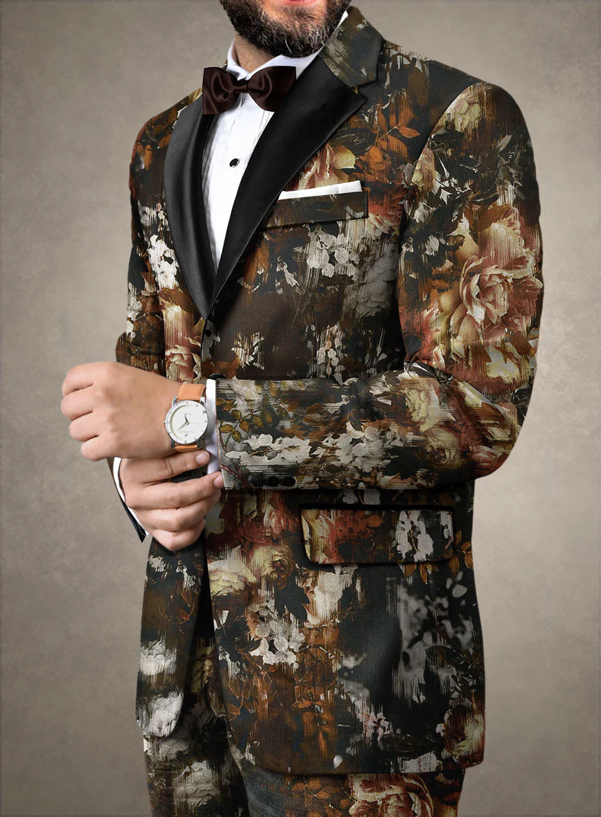 Italian Cotton Stretch Pietro Tuxedo Jacket - Image 2