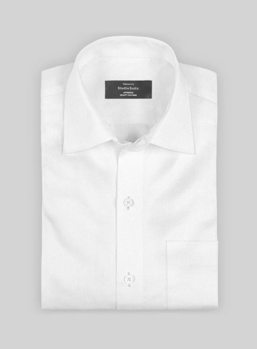 Italian Cotton White Shirt