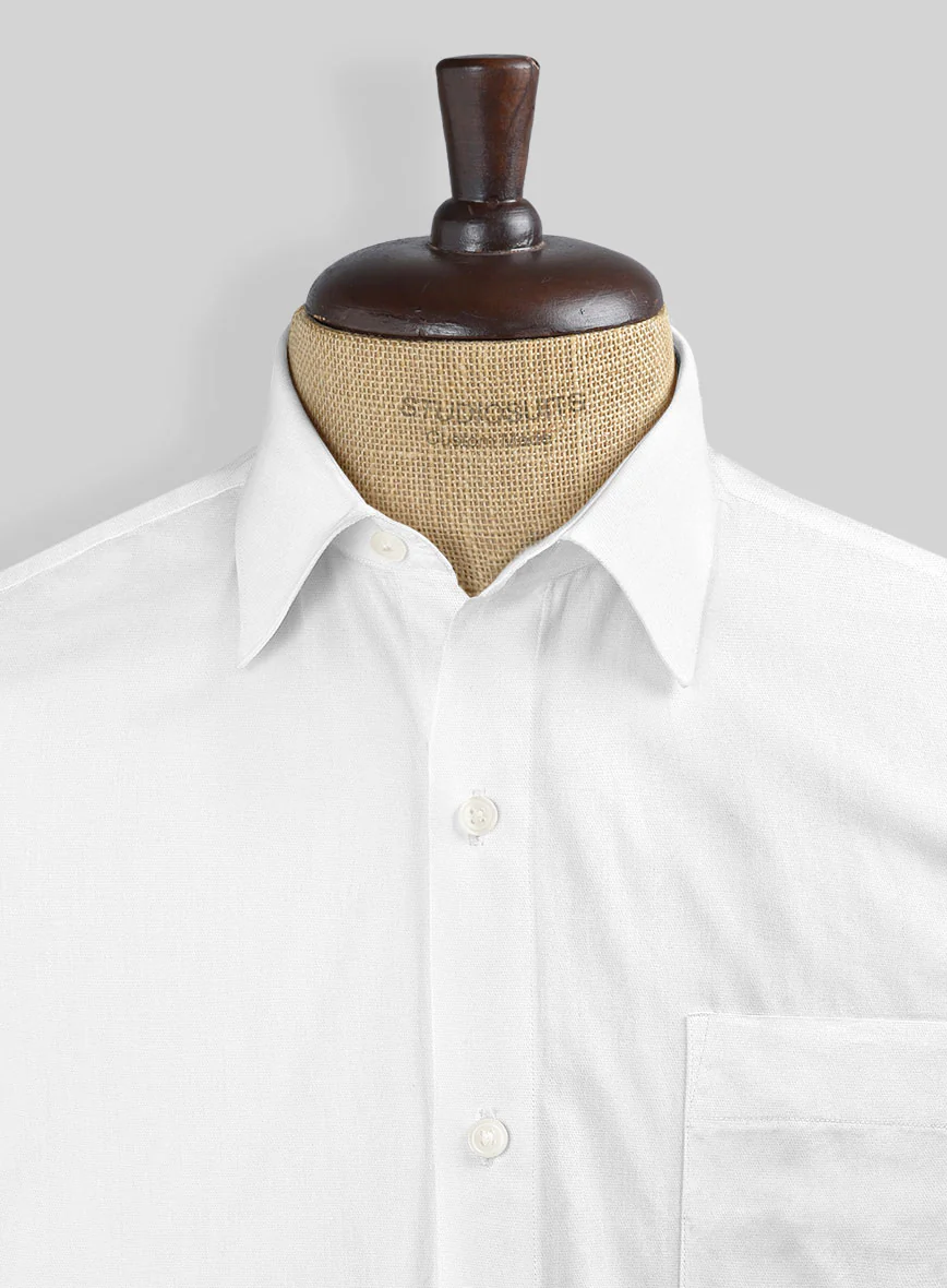 Italian Cotton White Shirt - Image 4