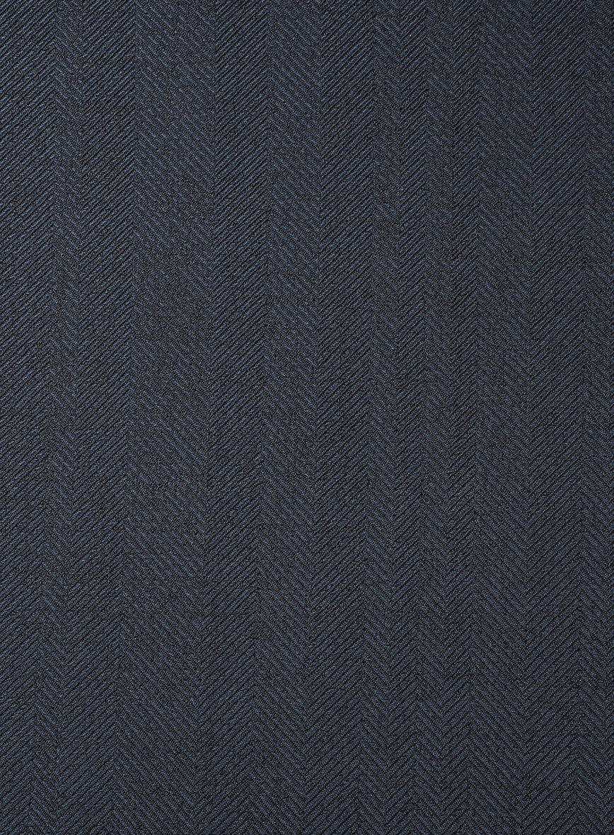 Italian Cotton Wool Herringbone Piati Suit - Image 6