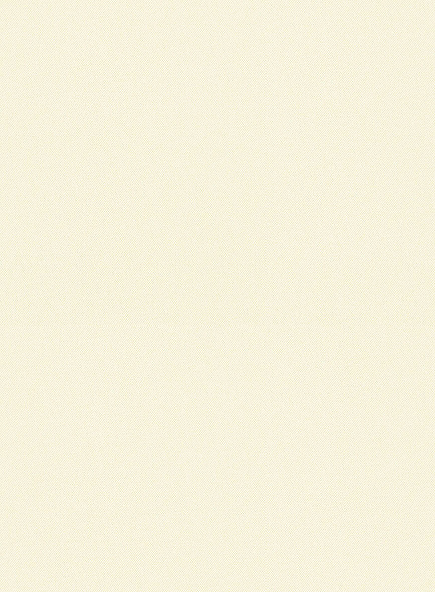 Italian Cream Cotton Stretch Jacket - Image 3