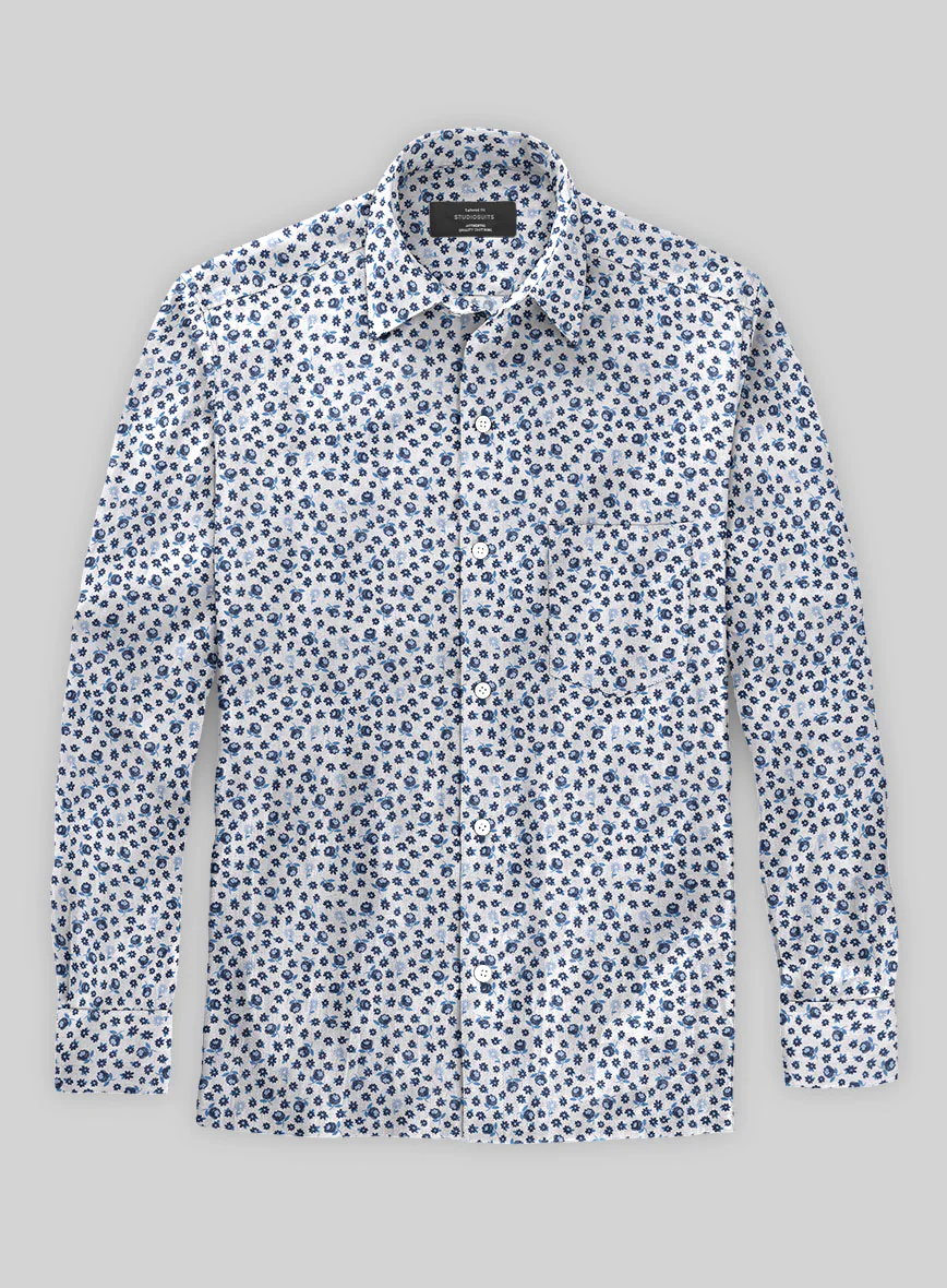 Italian Dofito Summer Linen Shirt - Image 2