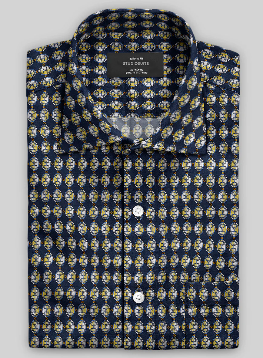 Italian Dorotea Summer Linen Shirt