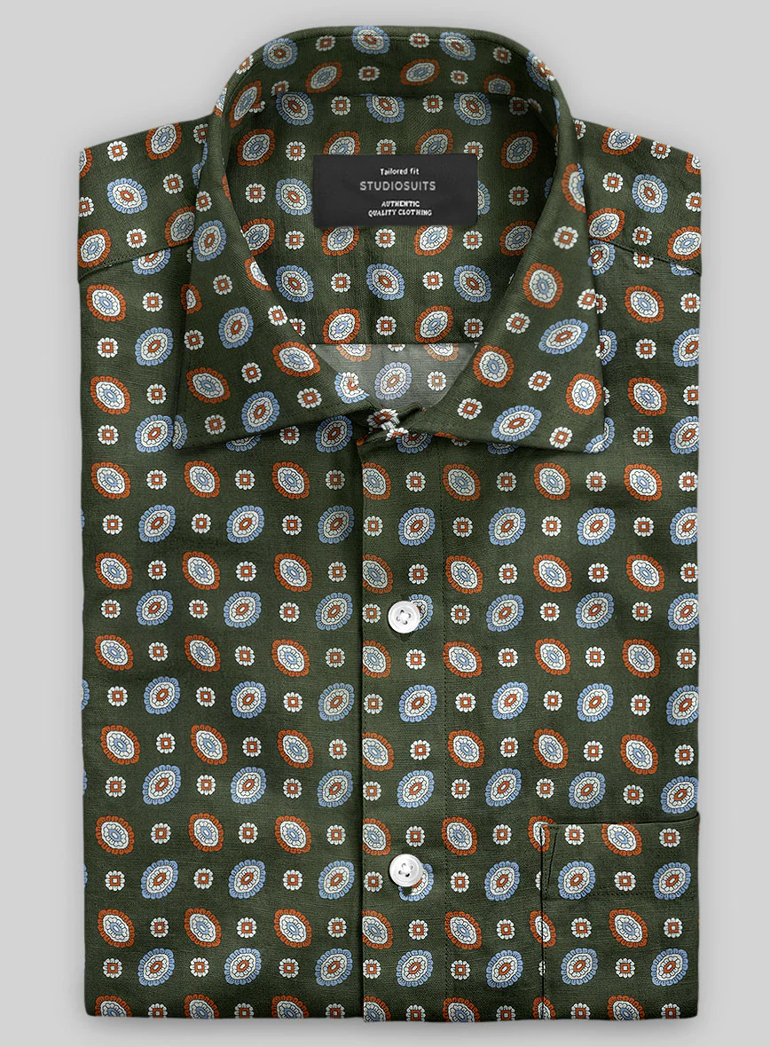 Italian Elianora Summer Linen Shirt