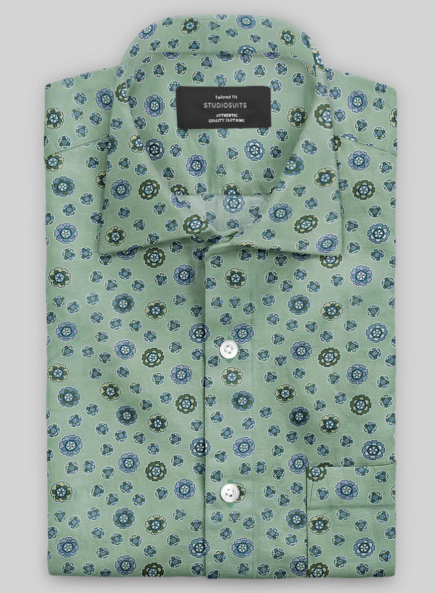 Italian Estrella Summer Linen Shirt