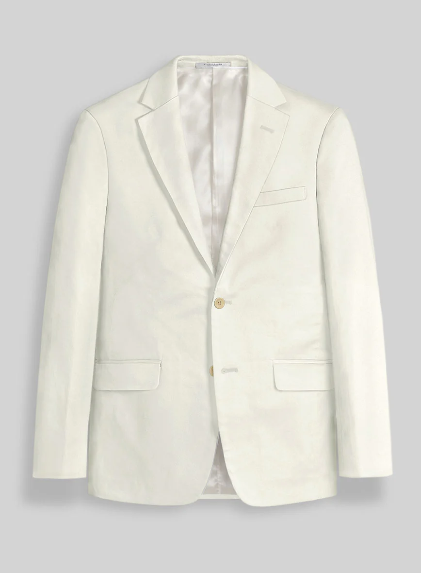 Italian Fawn Cotton Stretch Suit - Image 4