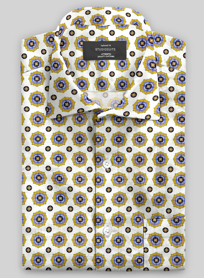 Italian Feliciano Summer Linen Shirt
