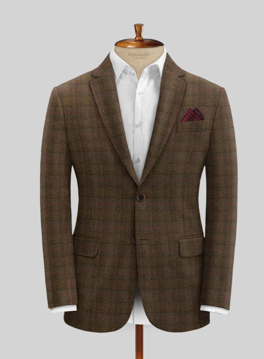 Italian Fiani Checks Tweed Suit - Image 3