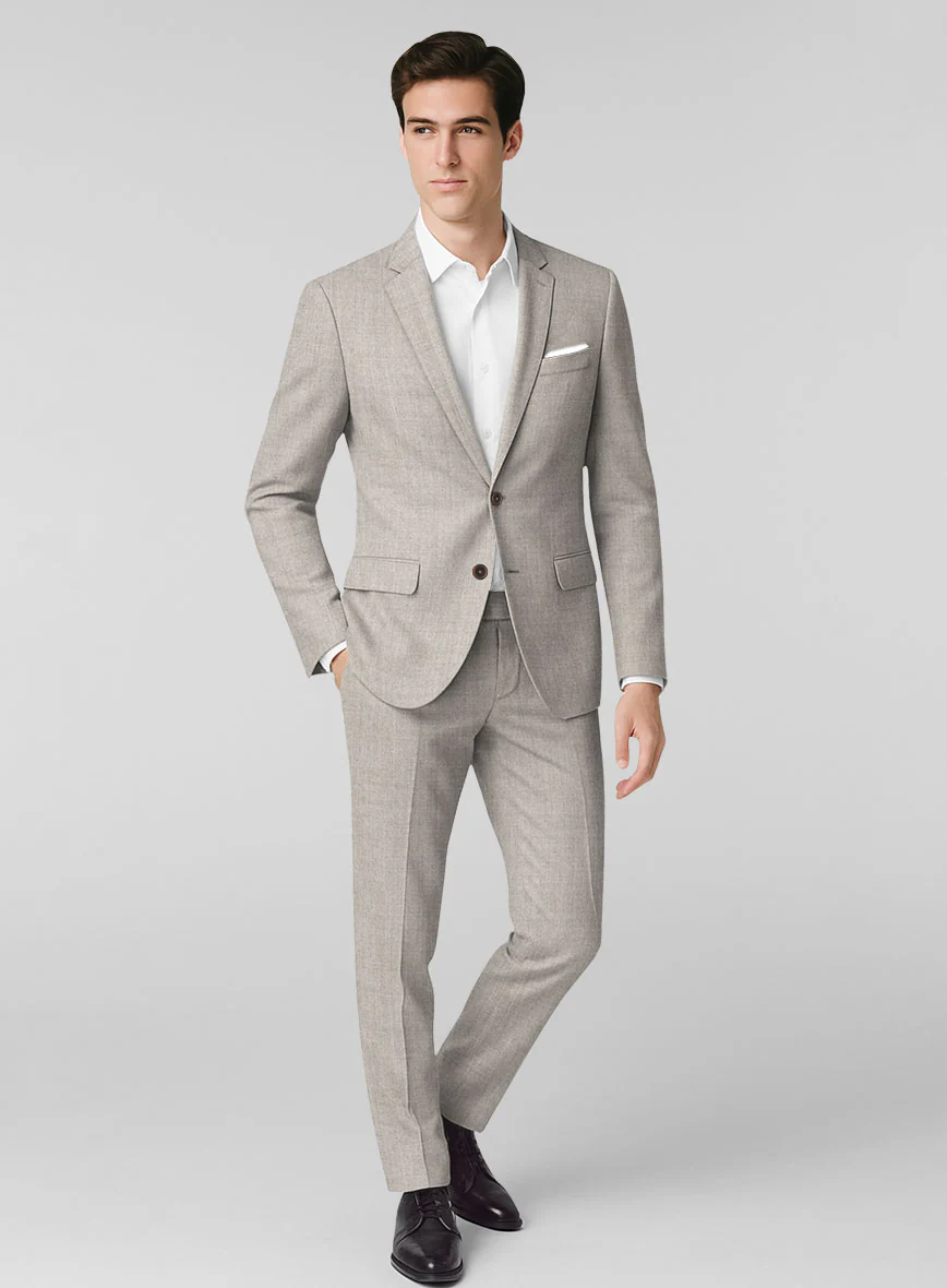 Italian Flannel Empire Canvas Wool Suit