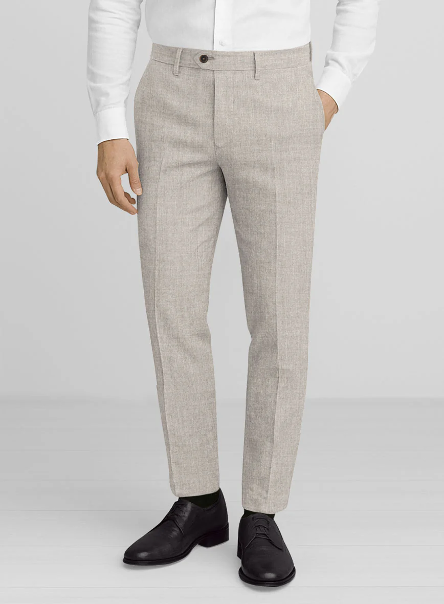 Italian Flannel Empire Canvas Wool Suit - Image 5